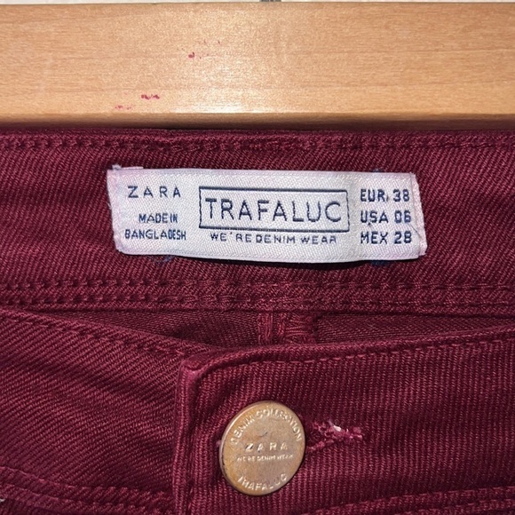 Women’s ZARA Trafaluc denim skinny jeans size 6 - Picture 3 of 5